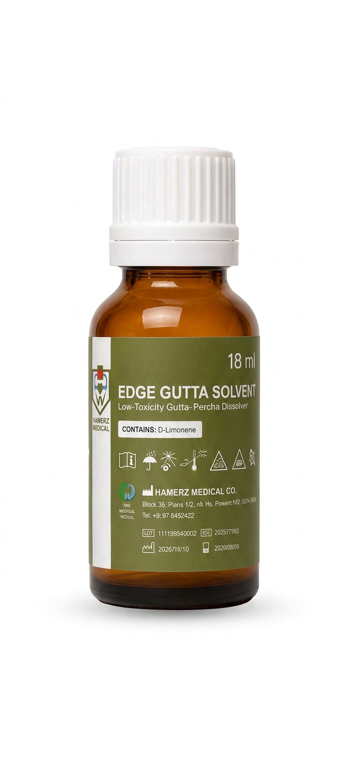حلال طبیعی گوتا پرکا هامرز مدیکال مدل Edge Gutta Solvent